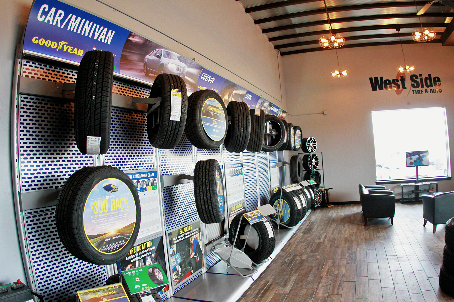 West Side Tire Inside Tires